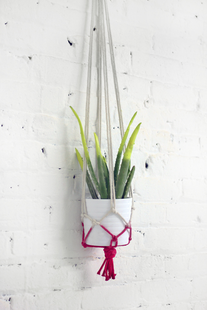 MY DIY Neon Rope Hanging Planter I Spy DIY Bloglovin’