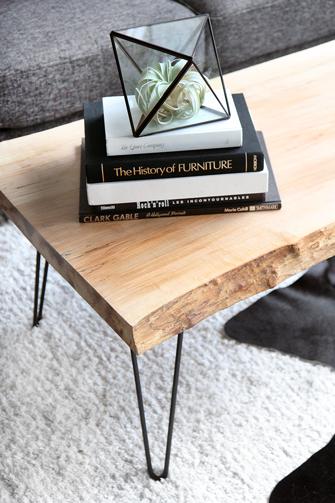 » MY DIY | Wood Slab Coffee table