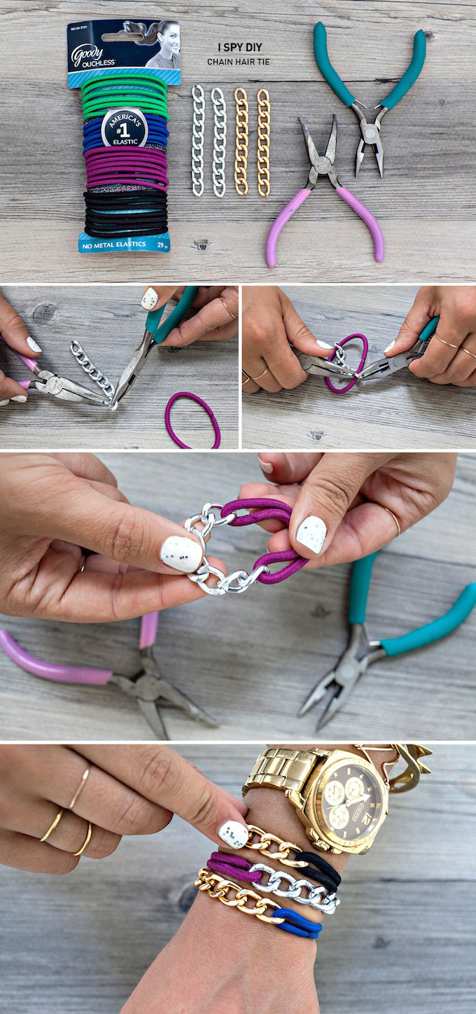 DIY Elastic Bracelet - How to tie an elastic bracelet 