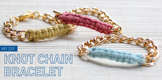 MY DIY  Knot Chain Bracelet - I SPY DIY