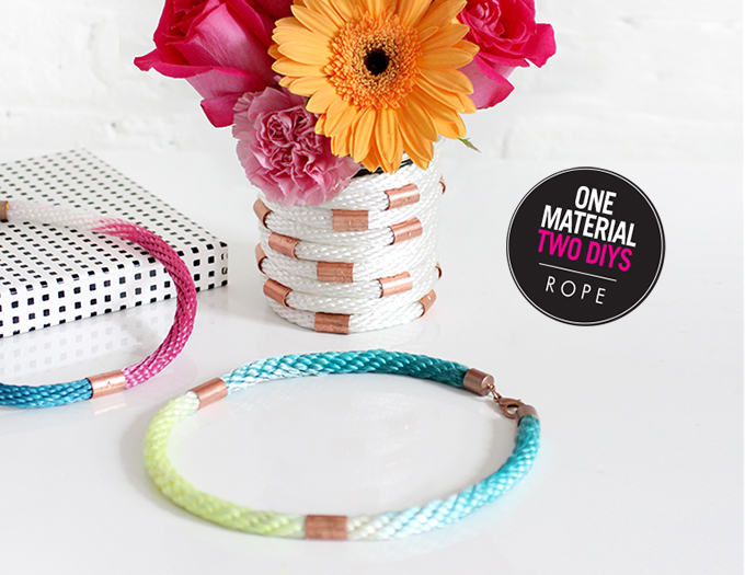 ONE MATERIAL, TWO WAYS Cotton Rope I SPY DIY