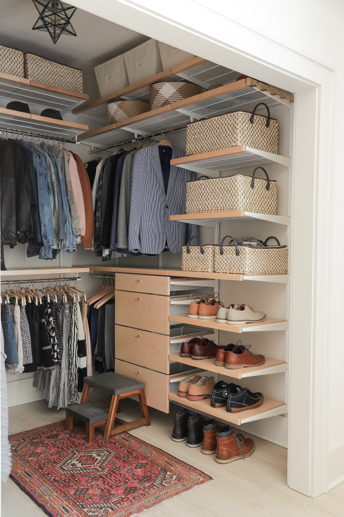 Small Master Walk-In Closet Reveal - Live Pretty on a Penny
