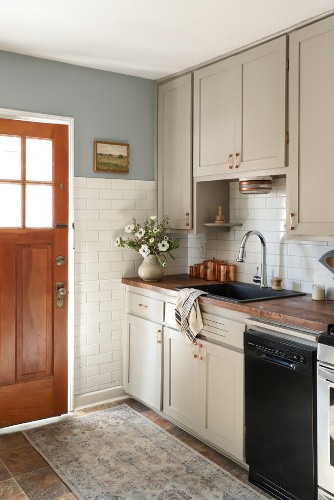 Colorful Kitchen Cabinet Transformation - The Perfect Finish Blog