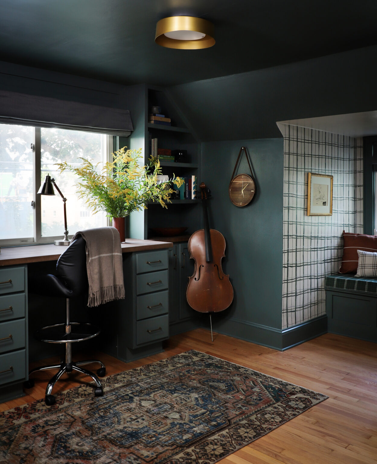 Makeover by Monday | Office Makeover with Refinished Floors - I SPY DIY