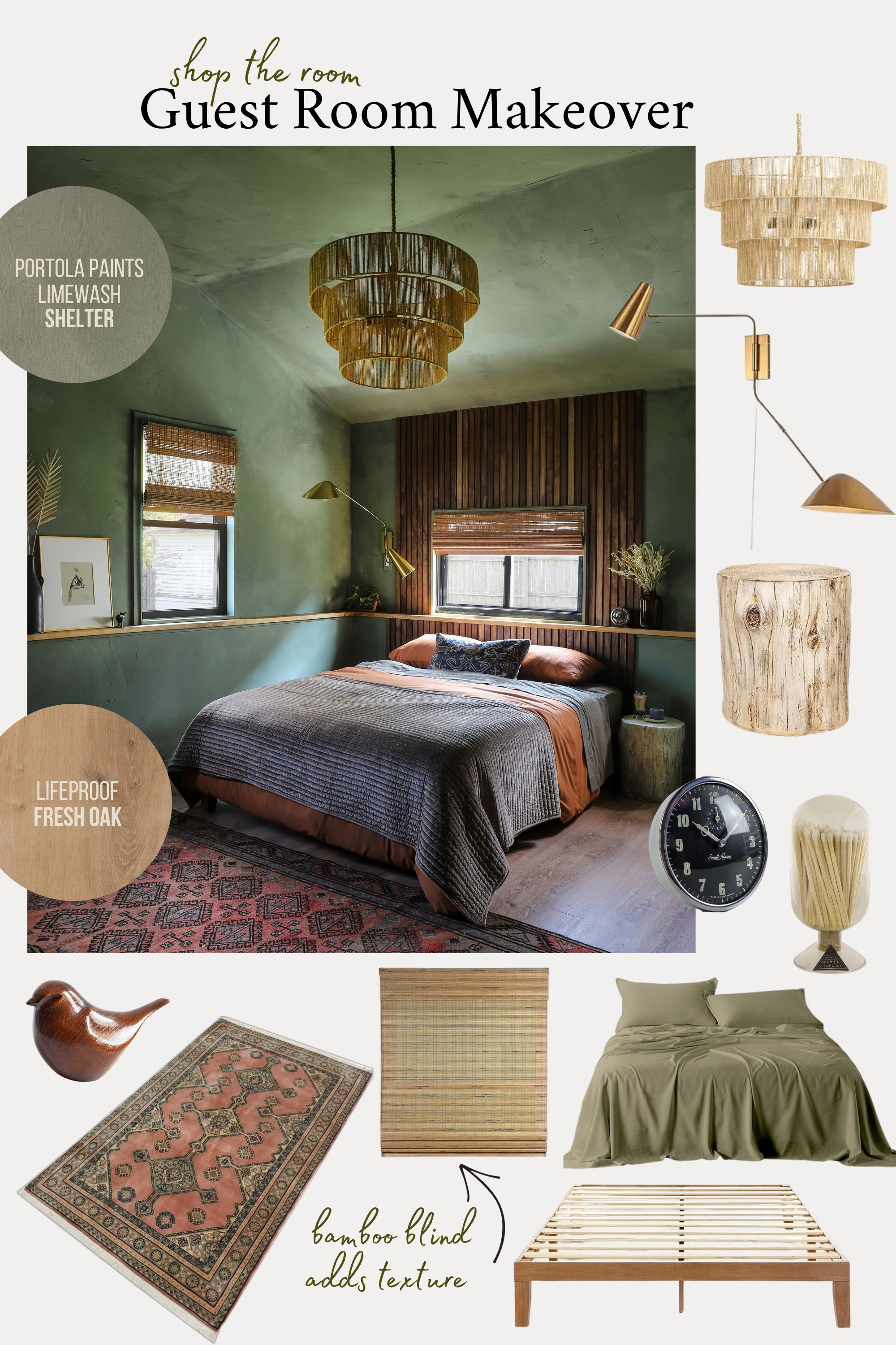 Makeover By Monday Season 2 Premiere!! Limewash Guest Room & Laundry ...