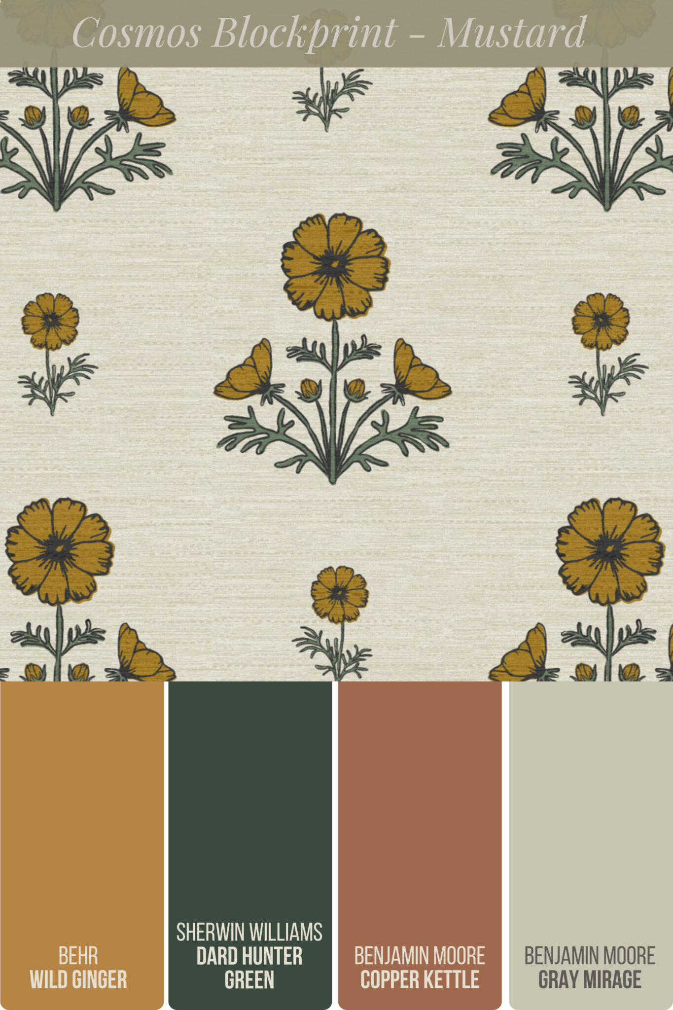 DIY DESIGN | Jenni Yolo Wallpaper Collection + Paint Pairings - I SPY DIY