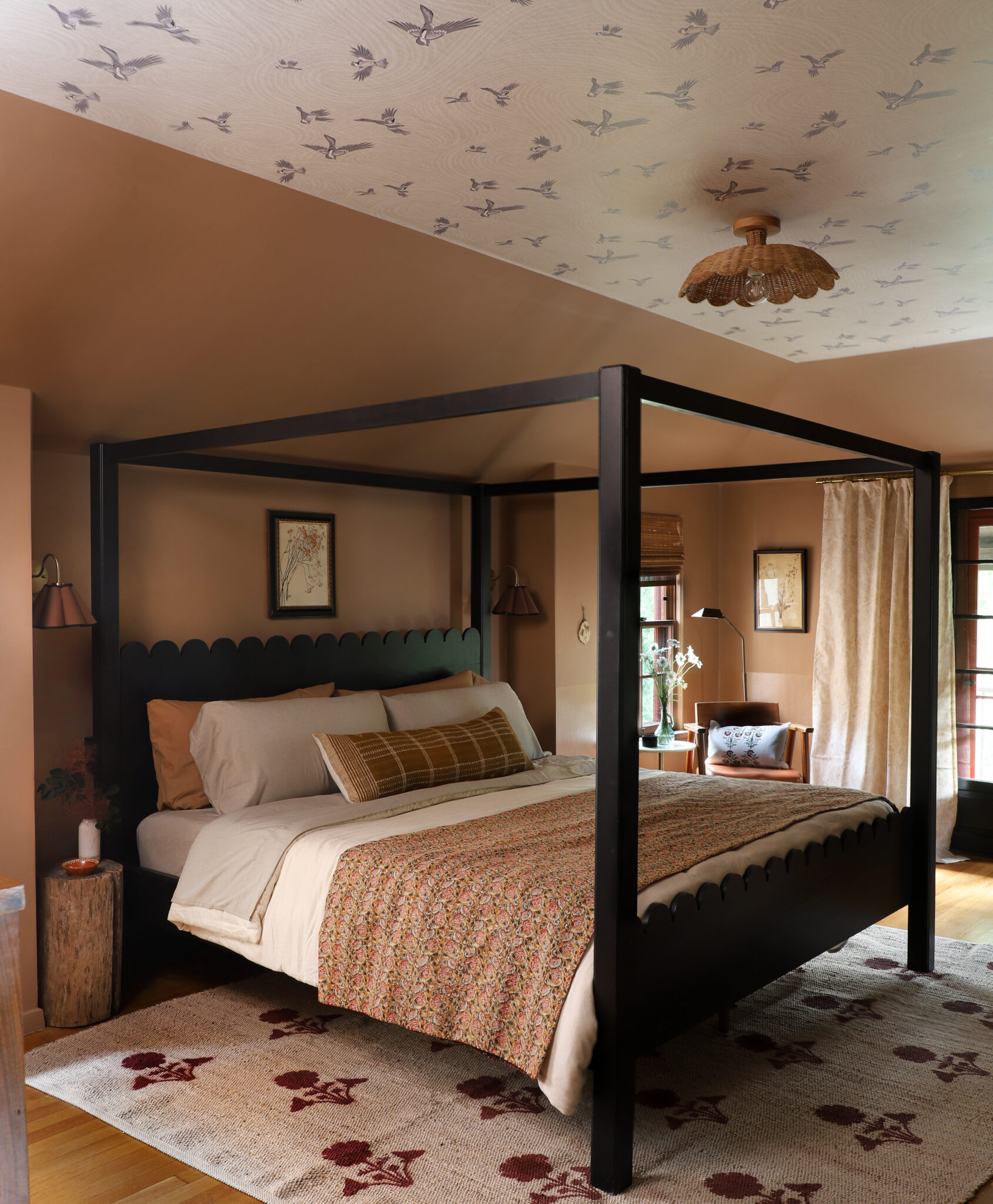Makeover By Monday | Bedroom Oasis with DIY Scallop Bed - I SPY DIY
